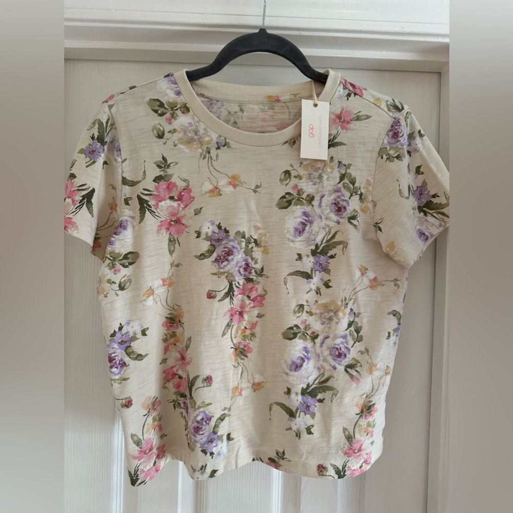gap floral t shirt